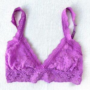 Hanky Panky Lace‎ Bra Pink One Size Stretch Adjustable